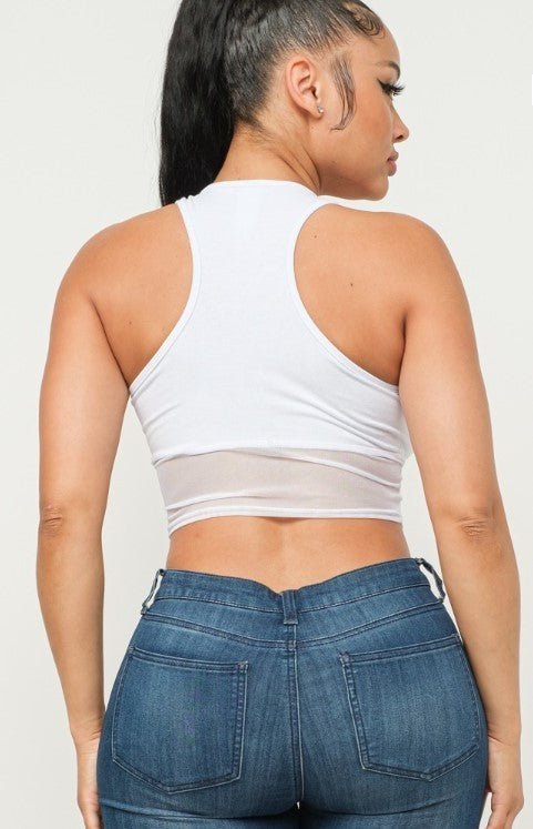Motorcycle Biker Gang Racerback Graphic Top - Ikonik Idoll