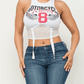 Motorcycle Biker Gang Racerback Graphic Top - Ikonik Idoll
