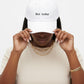 Not Today Embroidered Baseball Hat – White