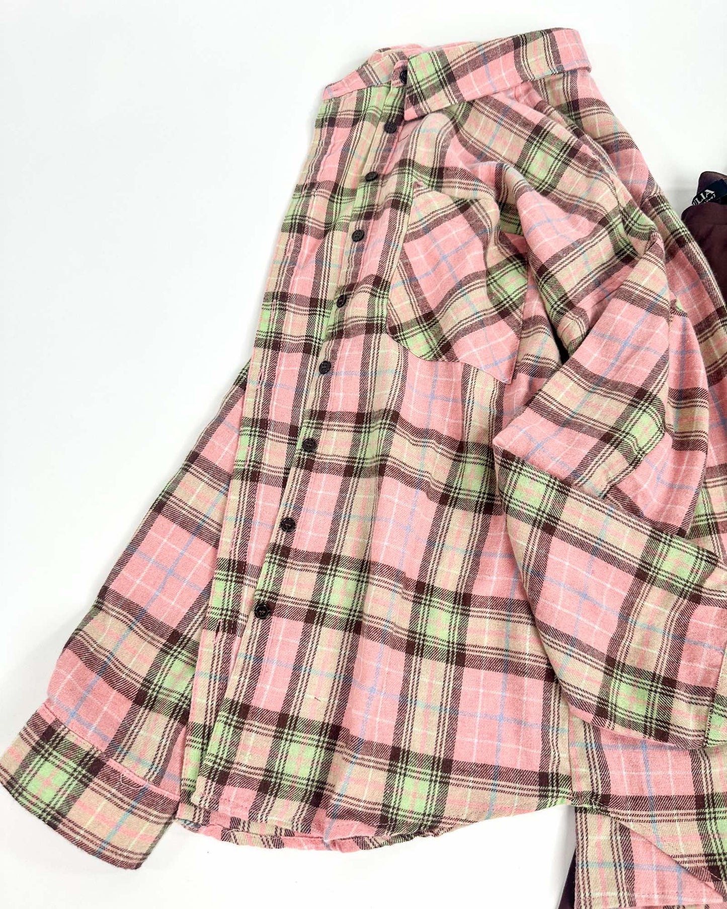 Pretty In Pink Plaid Button Down Shirt