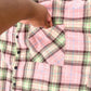 Pretty In Pink Plaid Button Down Shirt