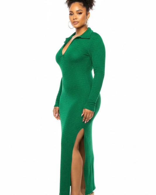 Rich Fine Auntie Dress plus size (2 colors)
