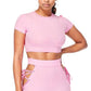 Pretty in Pink 2 piece short set - Ikonik Idoll