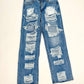Wild Child High Waist Ripped Denim Jeans