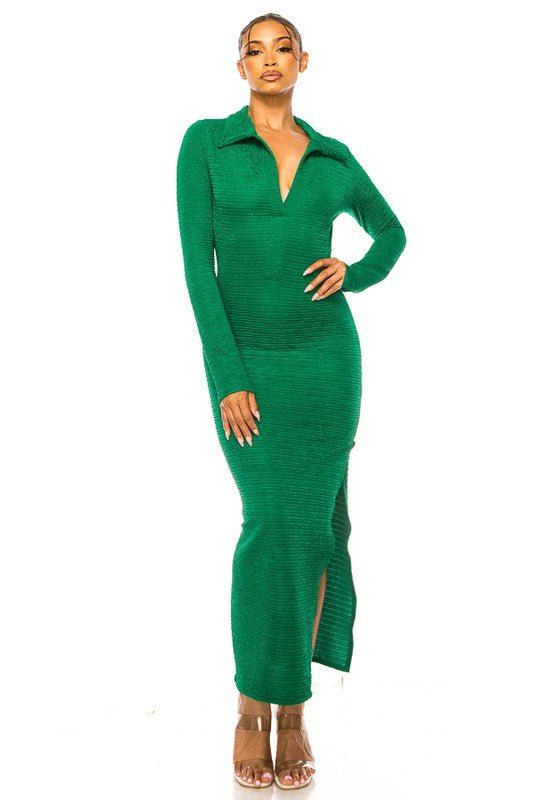 Rich Fine Auntie Dress plus size (2 colors) - Ikonik Idoll