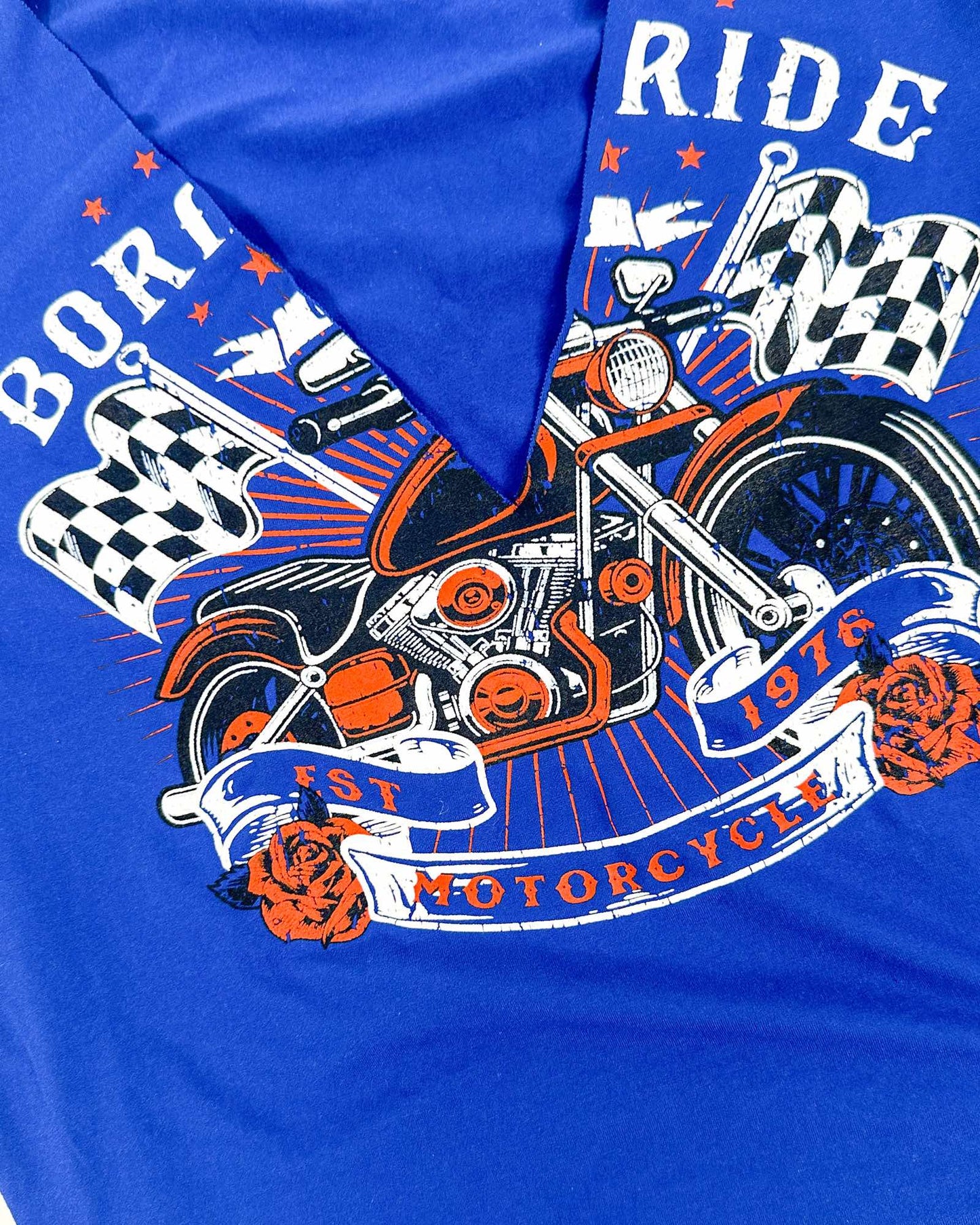Born to Ride Plus Size Graphic Top