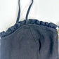 It Girl Black Denim Crop Top