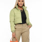 Jade Olive Puffer Coat