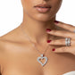 SILVER Open Heart Jayda necklace