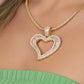 GOLD Open Heart Jayda necklace