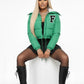 Emerald Envy Puffer Winter Coat