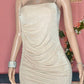 Summertime Fine Ruched Shimmer Dress (2 colors) - Ikonik Idoll