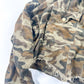 Army Fatigue Camouflage Cropped Jacket