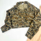 Army Fatigue Camouflage Cropped Jacket