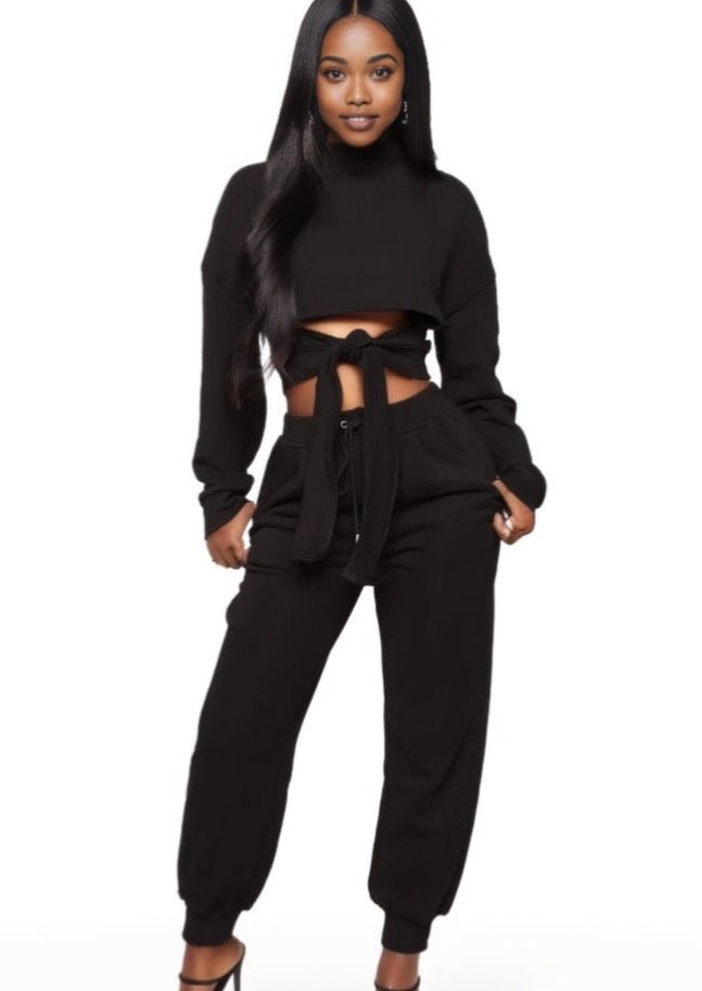 Wrap Me Up 2 pc pant set - Ikonik Idoll