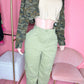 Y2K Sage Cargo Pants Plus (1X - 3X) - Ikonik Idoll