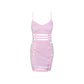 Scene Vibes Pink Bodycon Dress