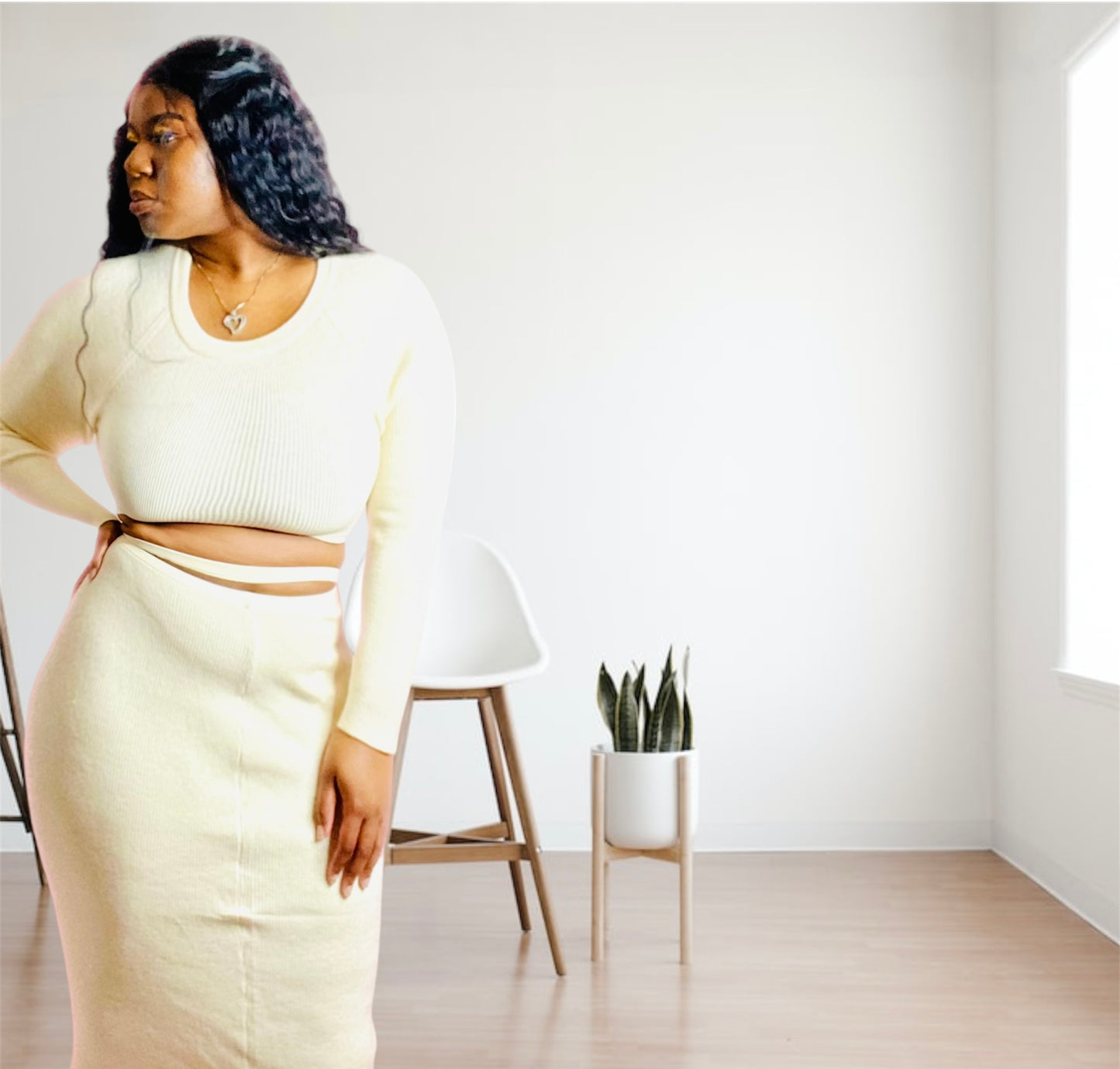 Cuffin Season 2 Pc Sweater Skirt Set