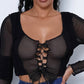 Black Sheer Top (Medium)