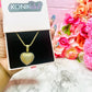 GOLD Ice Box Heart Necklace - Ikonik Idoll