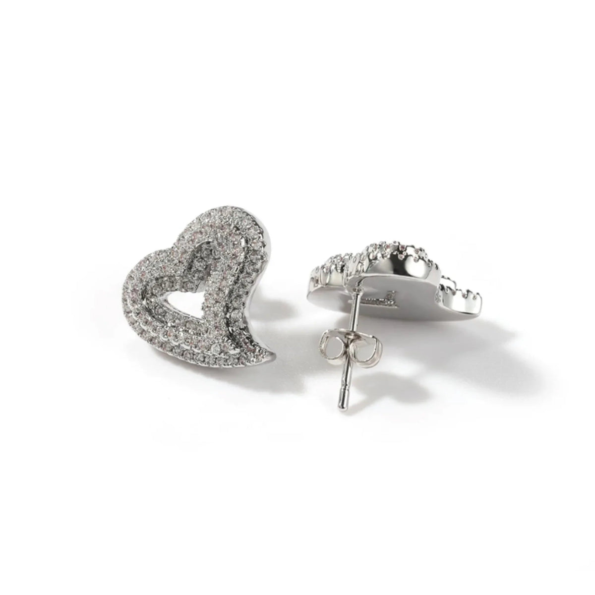 GOLD Open Heart Jayda earrings - Ikonik Idoll