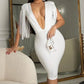 Kiss My Sass V - Cut Tassle Dress - Black, White - Ikonik Idoll