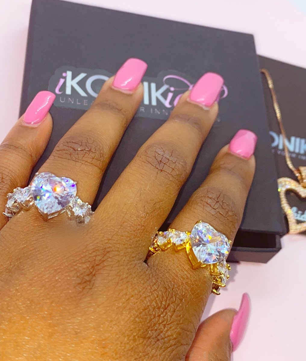 Love Me First heart ring - Ikonik Idoll