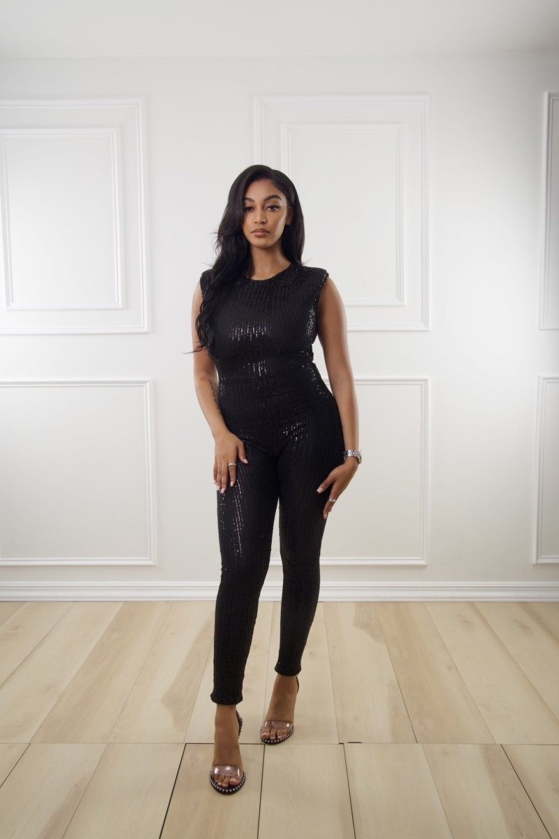 Ms. Michelle Sequin Jumpsuit - Ikonik Idoll
