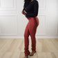 Peaches Rust Orange Pants - Ikonik Idoll