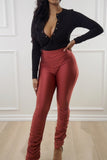 Peaches Rust Orange Pants - Ikonik Idoll