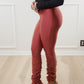 Peaches Rust Orange Pants - Ikonik Idoll